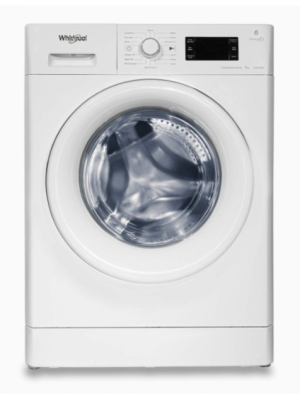 Washing Machine: Whirlpool 7.0 Kg Inverter Fully-Automatic Front Loading Washing Machine (FRESH CARE  7212, White)